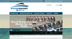 Desktop Screenshot of marineengines4less.com